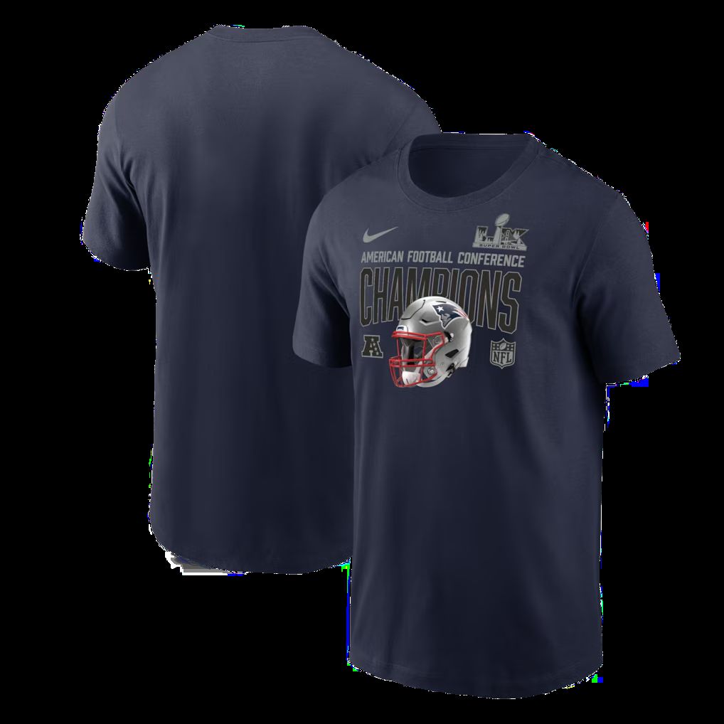 Men 2026 NFL New England Patriots T-shirt blue 04->nfl t-shirts->Sports Accessory